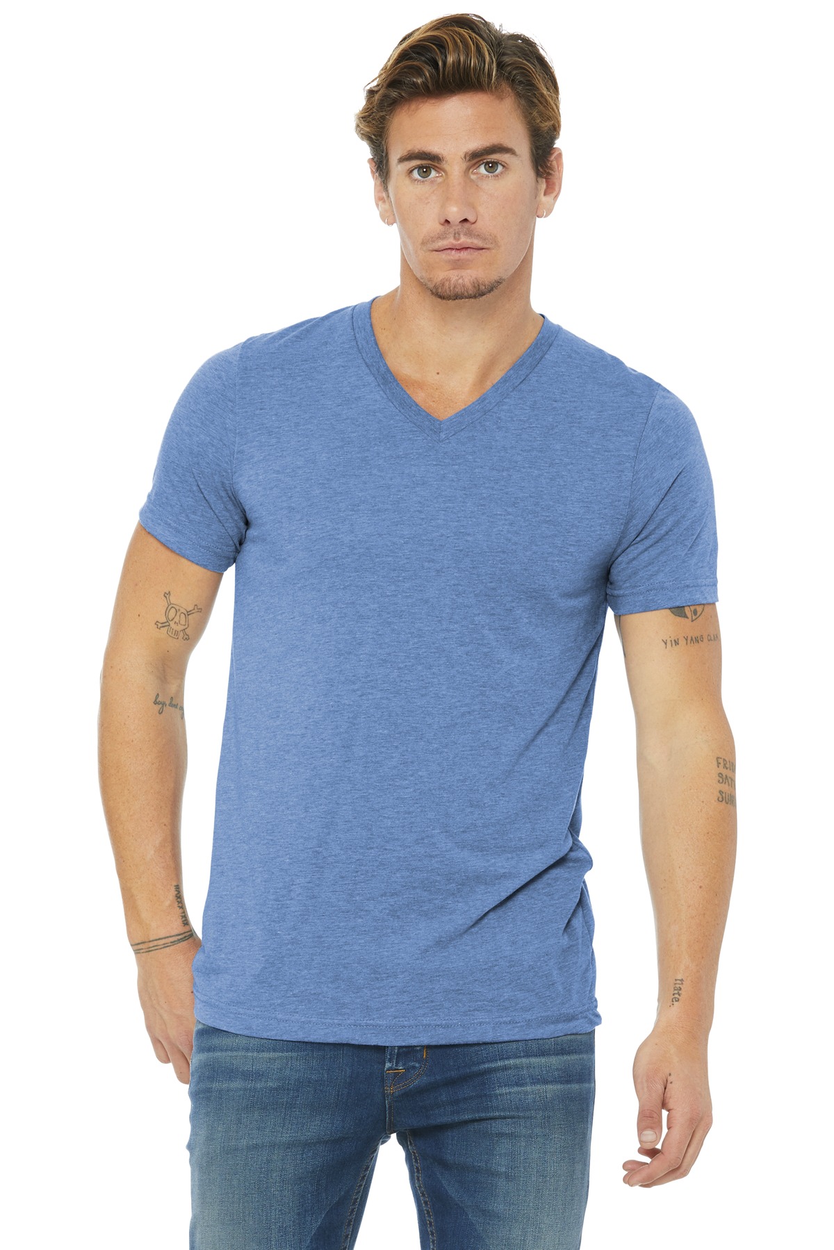 BELLA+CANVAS  ®  Unisex Triblend Short Sleeve V-Neck Te