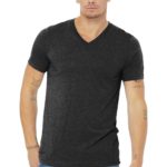 BELLA+CANVAS  ®  Unisex Triblend Short Sleeve V-Neck Te - 