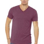 BELLA+CANVAS  ®  Unisex Triblend Short Sleeve V-Neck Te - 