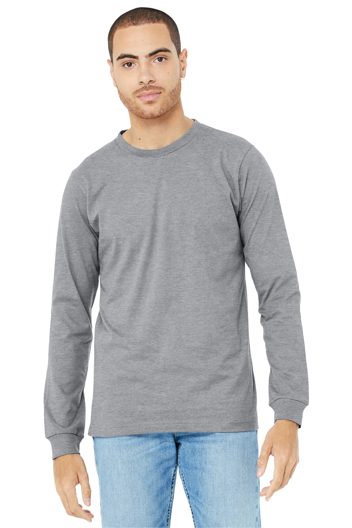 BELLA+CANVAS ®  Unisex Heather CVC Long Sleeve Tee