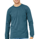BELLA+CANVAS ®  Unisex Heather CVC Long Sleeve Tee - 