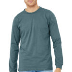 BELLA+CANVAS ®  Unisex Heather CVC Long Sleeve Tee - 
