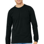 BELLA+CANVAS ®  Unisex Heather CVC Long Sleeve Tee - 