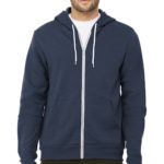 BELLA+CANVAS  ®  Unisex Sponge Fleece Full-Zip Hoodie - 