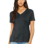 BELLA+CANVAS ®  Women's Relaxed Heather CVC V-Neck Tee - 