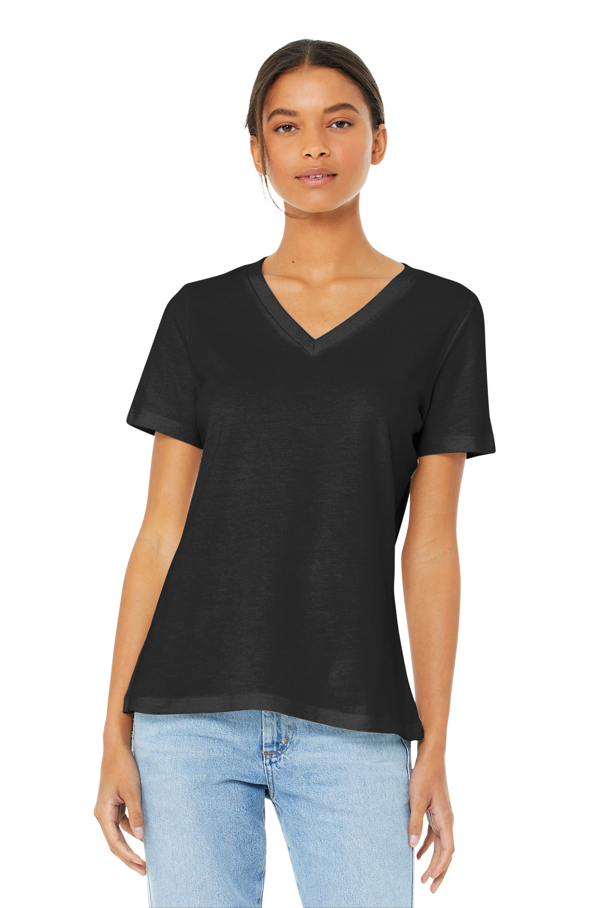 BELLA+CANVAS  ®  Women's Relaxed Jersey Short Sleeve V-Neck Tee
