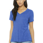 BELLA+CANVAS ®  Women's Relaxed Triblend V-Neck Tee - 