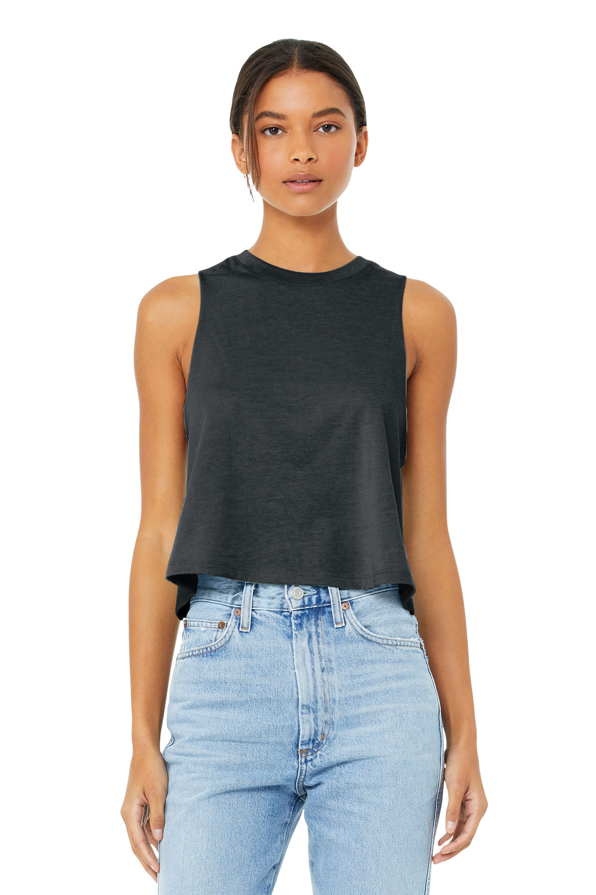 BELLA+CANVAS  ®  Women's Racerback Cropped Tank