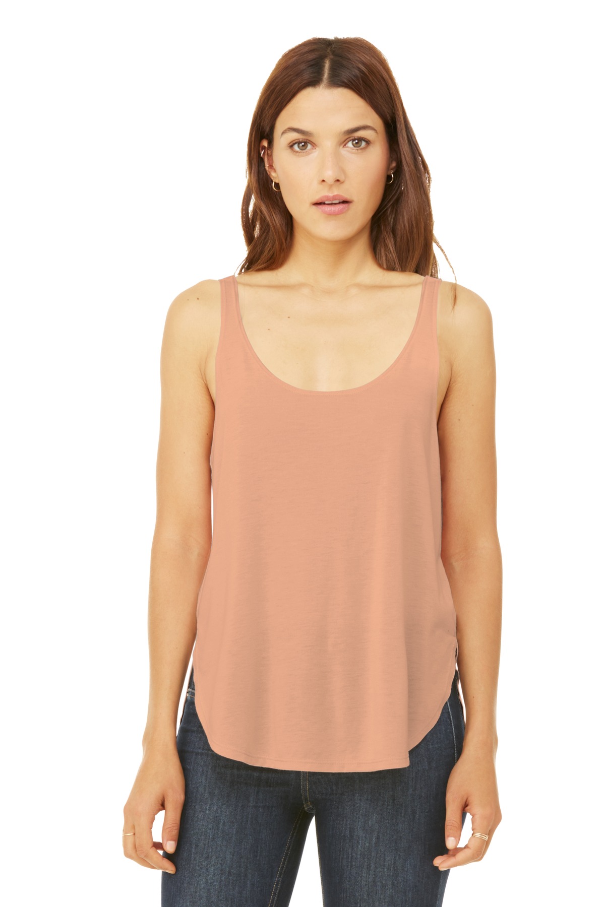 DISCONTINUED  BELLA+CANVAS  ®  Women's Flowy Side-Slit Tank