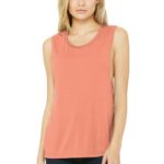 BELLA+CANVAS  ®  Women's Flowy Scoop Muscle Tank - 