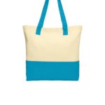 Port Authority ®  Colorblock Cotton Tote - 