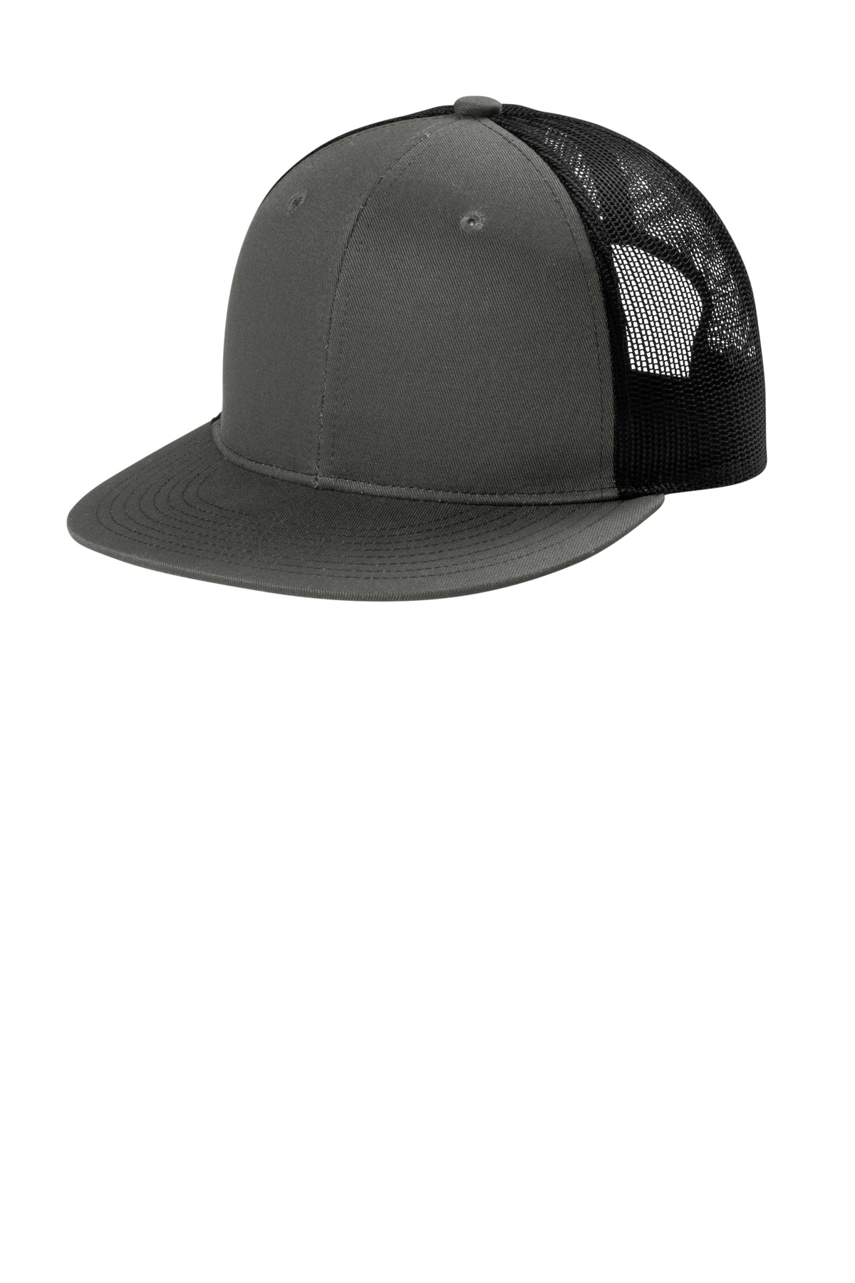 Port Authority ®  Snapback Flat Bill Trucker Cap