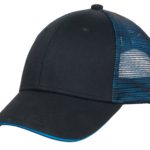 Port Authority ®  Double Mesh Snapback Sandwich Bill Cap - 