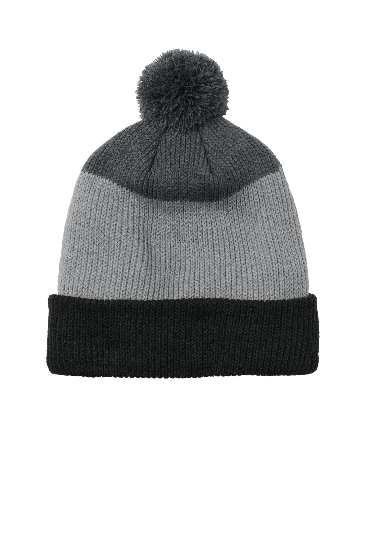 Port Authority ®  Cozy Striped Pom Beanie