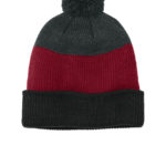 Port Authority ®  Cozy Striped Pom Beanie - 