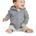 Port & Company ®  Infant Core Fleece Full-Zip Hooded Sweatshirt - 