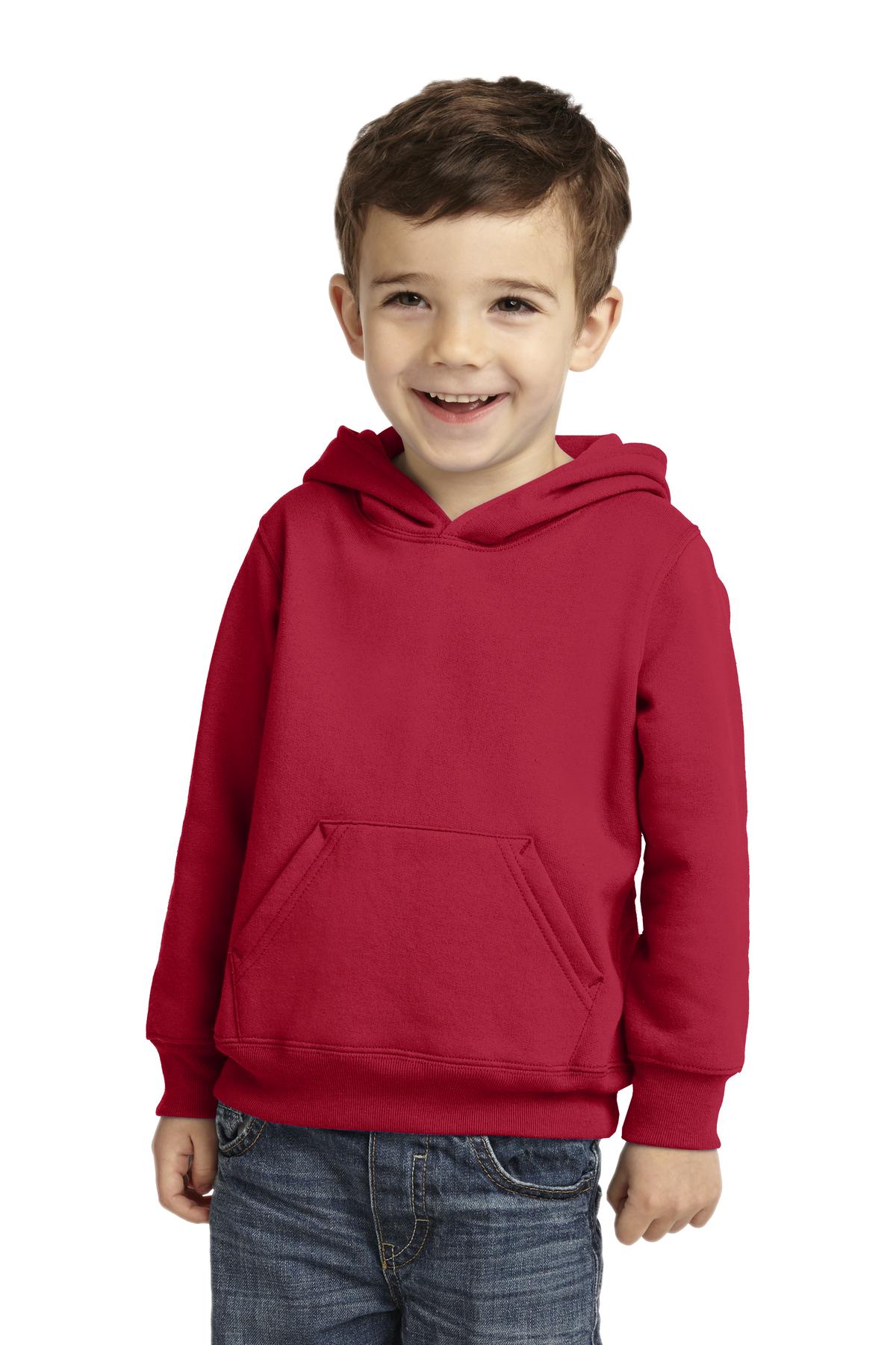 Port & Company ®  Toddler Core Fleece Pullover Hooded Sweatshirt