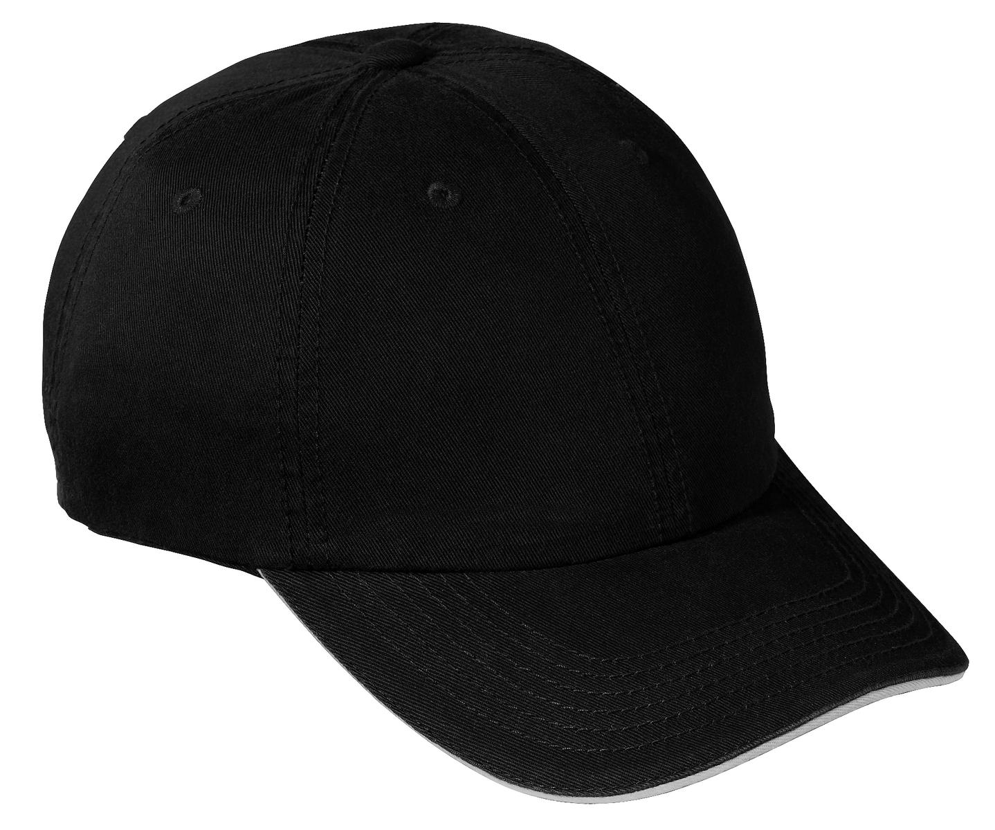 Port & Company ® Washed Twill Sandwich Bill Cap