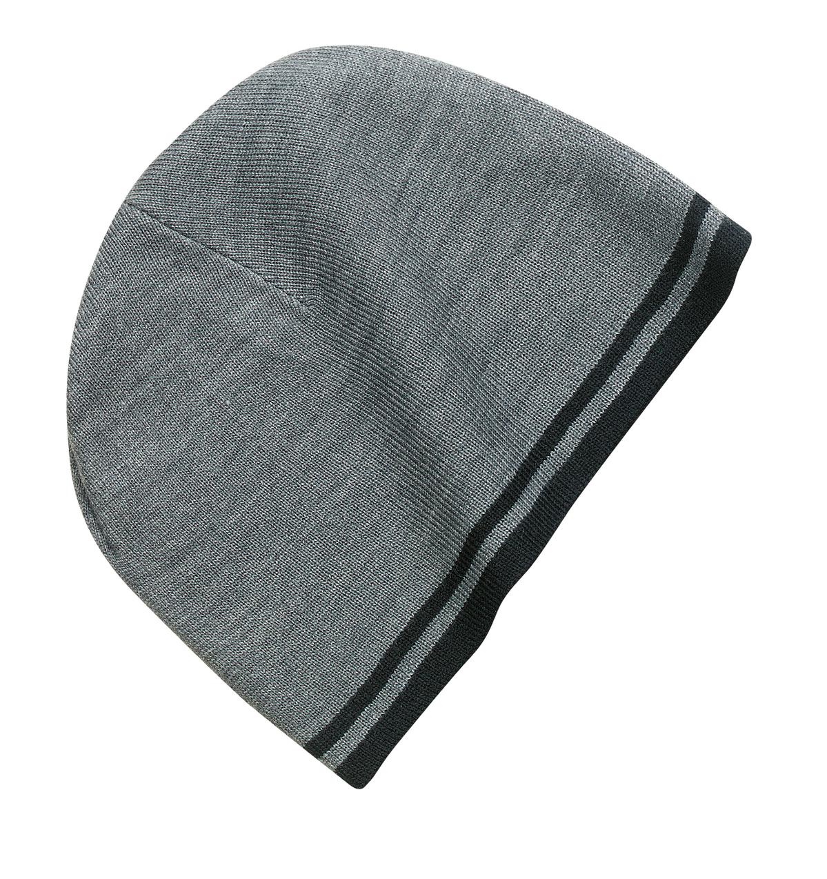 Port & Company ®  Fine Knit Skull Cap with Stripes