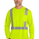 CornerStone  ®  ANSI 107 Class 2 Mesh Long Sleeve Tee - 