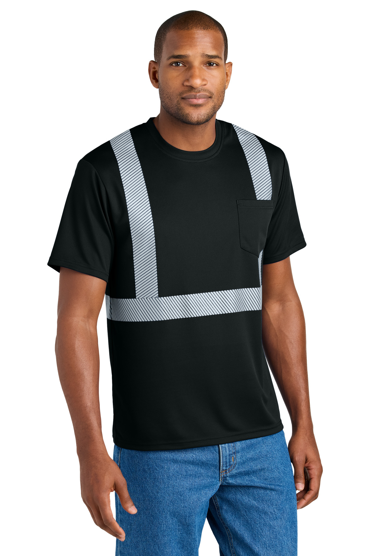 CornerStone ®  Enhanced Visibility Segmented Tape Tee