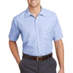 Red Kap ®  Short Sleeve Striped Industrial Work Shirt - 