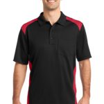 CornerStone ®  Select Snag-Proof Two Way Colorblock Pocket Polo - 