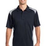 CornerStone ®  Select Snag-Proof Two Way Colorblock Pocket Polo - 