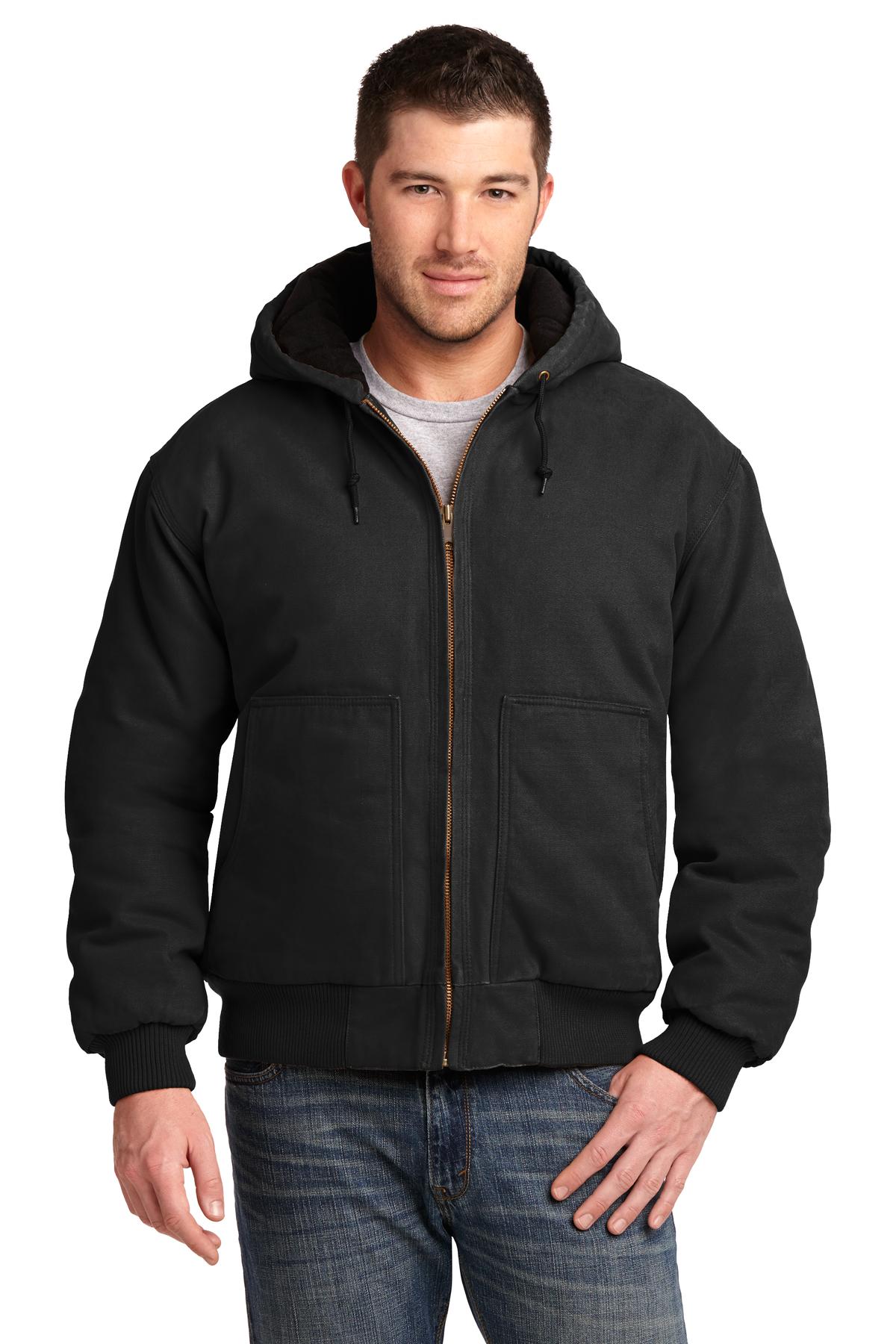 CornerStone ®  Washed Duck Cloth Insulated Hooded Work Jacket