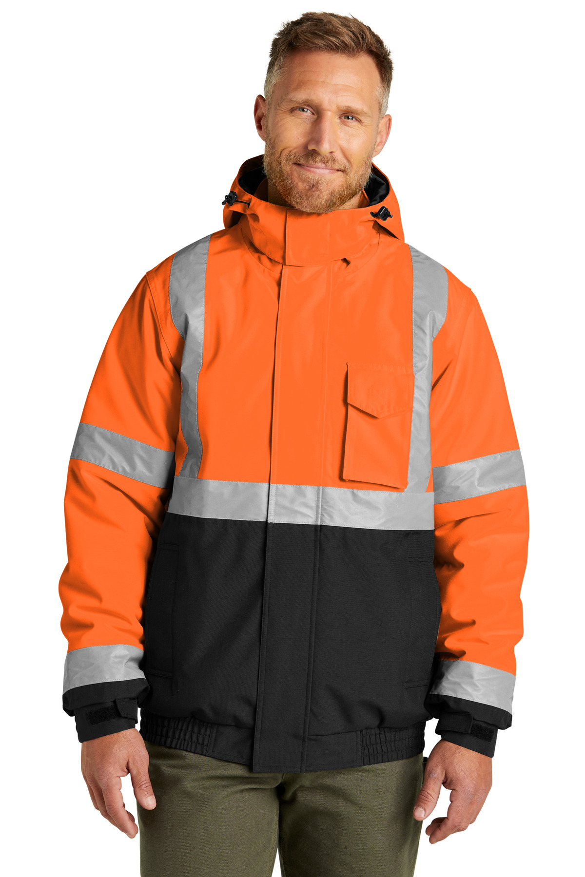 CornerStone ®  ANSI 107 Class 3 Economy Waterproof Insulated Bomber Jacket