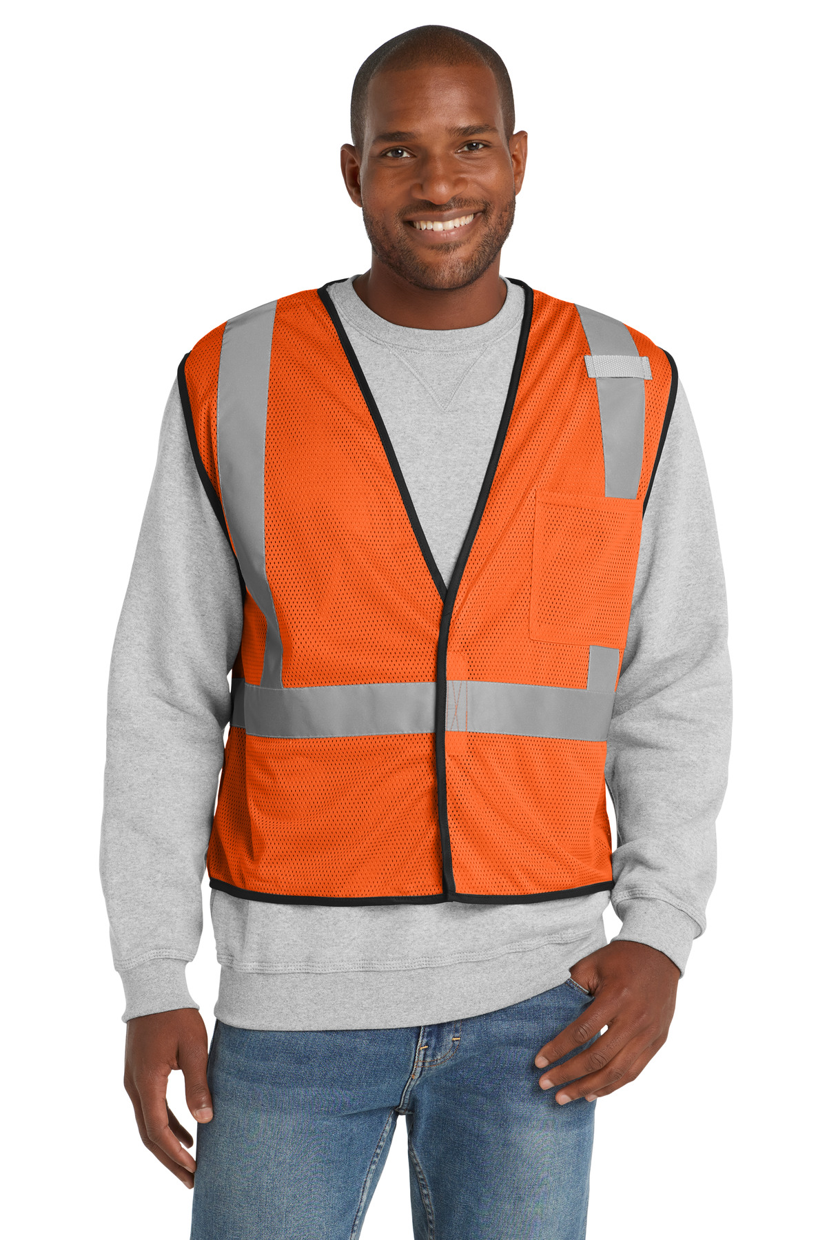 CornerStone  ®  ANSI 107 Class 2 Economy Mesh One-Pocket Vest