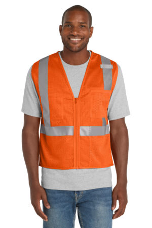 CornerStone  ®  ANSI 107 Class 2 Mesh Zippered Vest