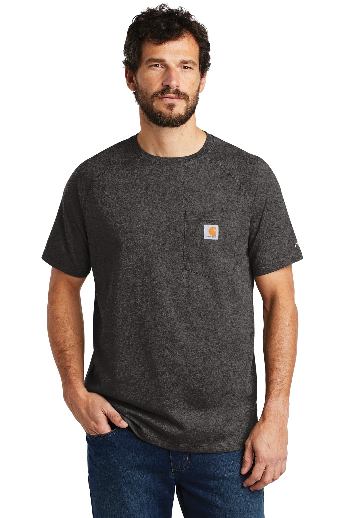 DISCONTINUED  Carhartt Force  ®  Cotton Delmont Short Sleeve T-Shirt