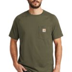 DISCONTINUED  Carhartt Force  ®  Cotton Delmont Short Sleeve T-Shirt - 