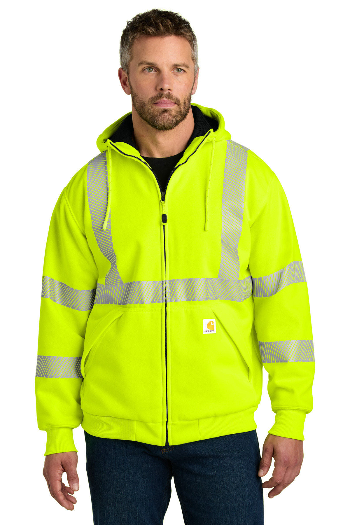 Carhartt ®  ANSI 107 Class 3 Lined Full-Zip Sweatshirt