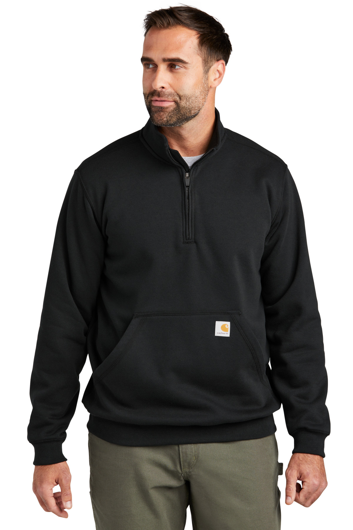 Carhartt ®  Midweight 1/4-Zip Mock Neck Sweatshirt