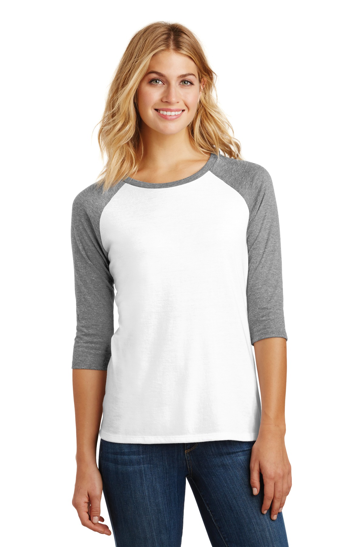 District ®  Women's Perfect Tri ®  3/4-Sleeve Raglan