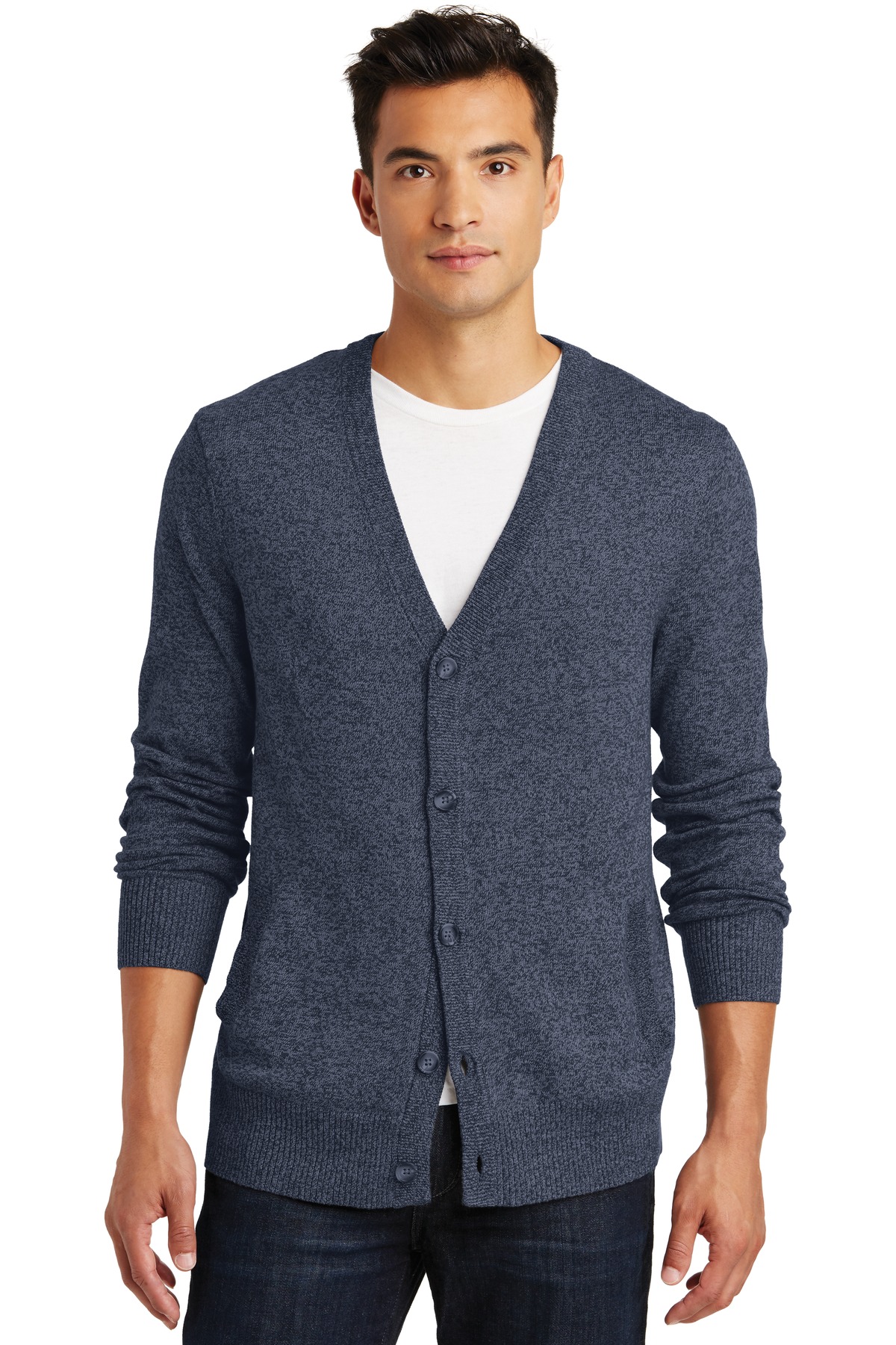 DISCONTINUED  District Made ®  - Mens Cardigan Sweater