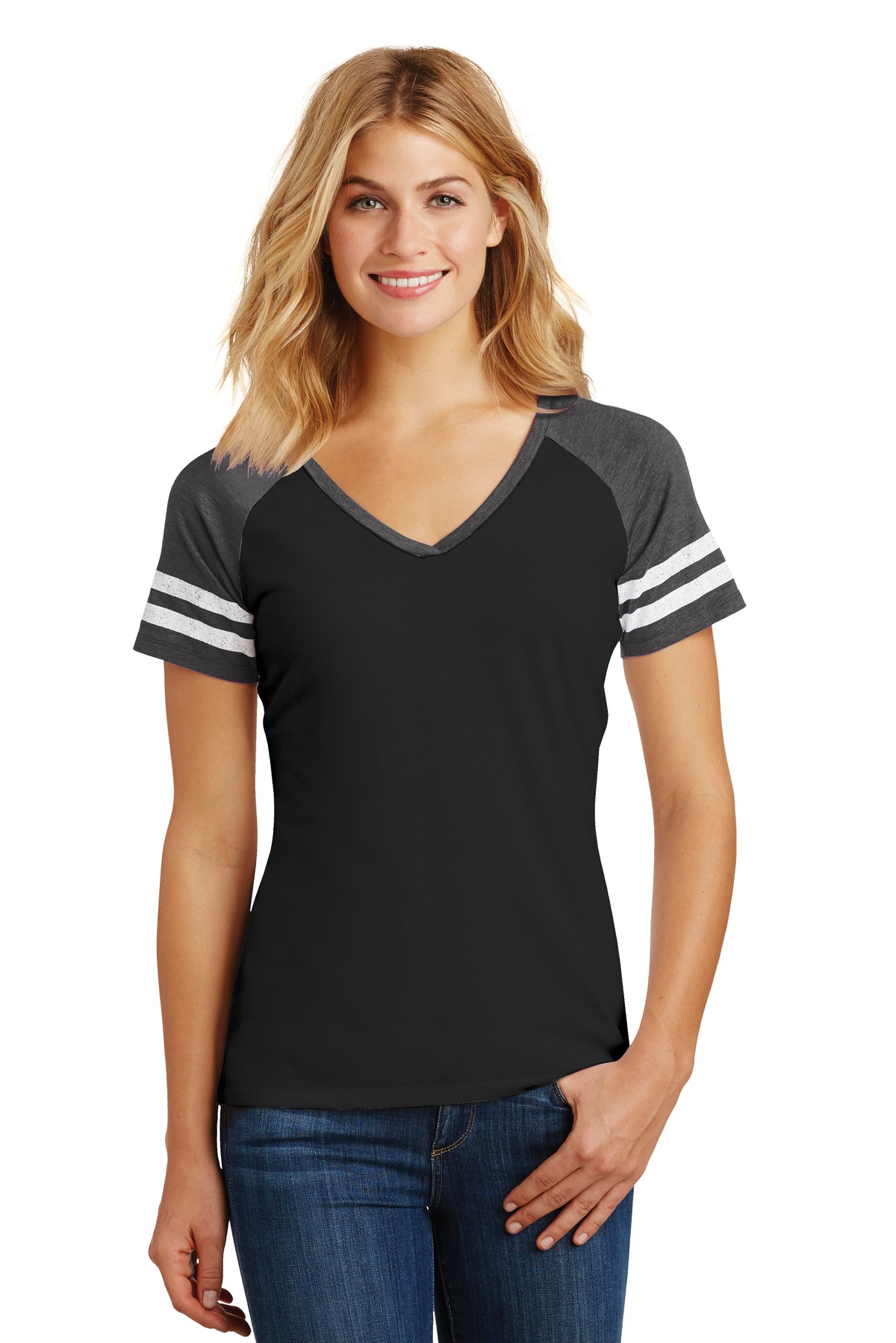 District  ®  Women's Game V-Neck Tee