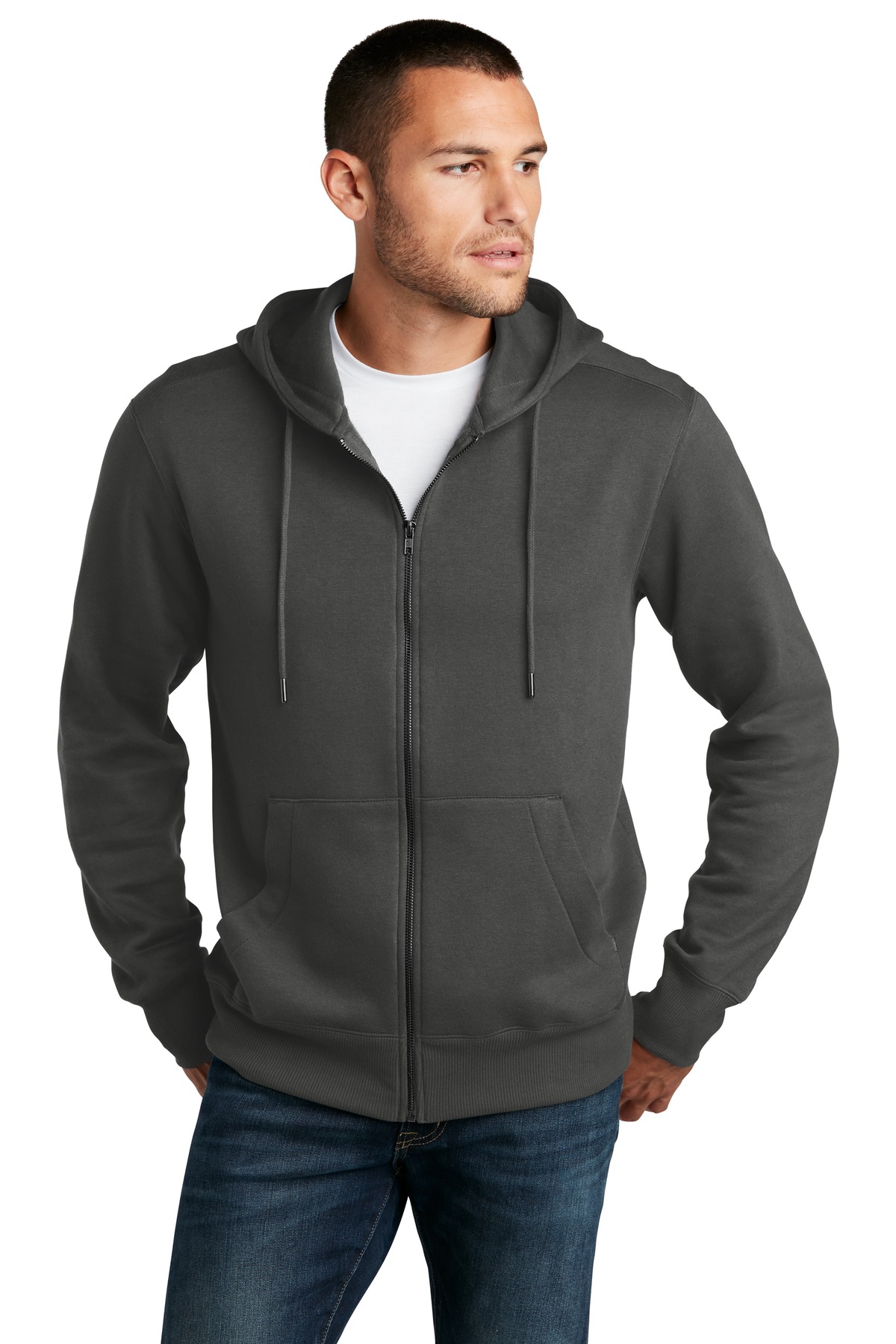 District  ®  Perfect Weight  ®  Fleece Full-Zip Hoodie