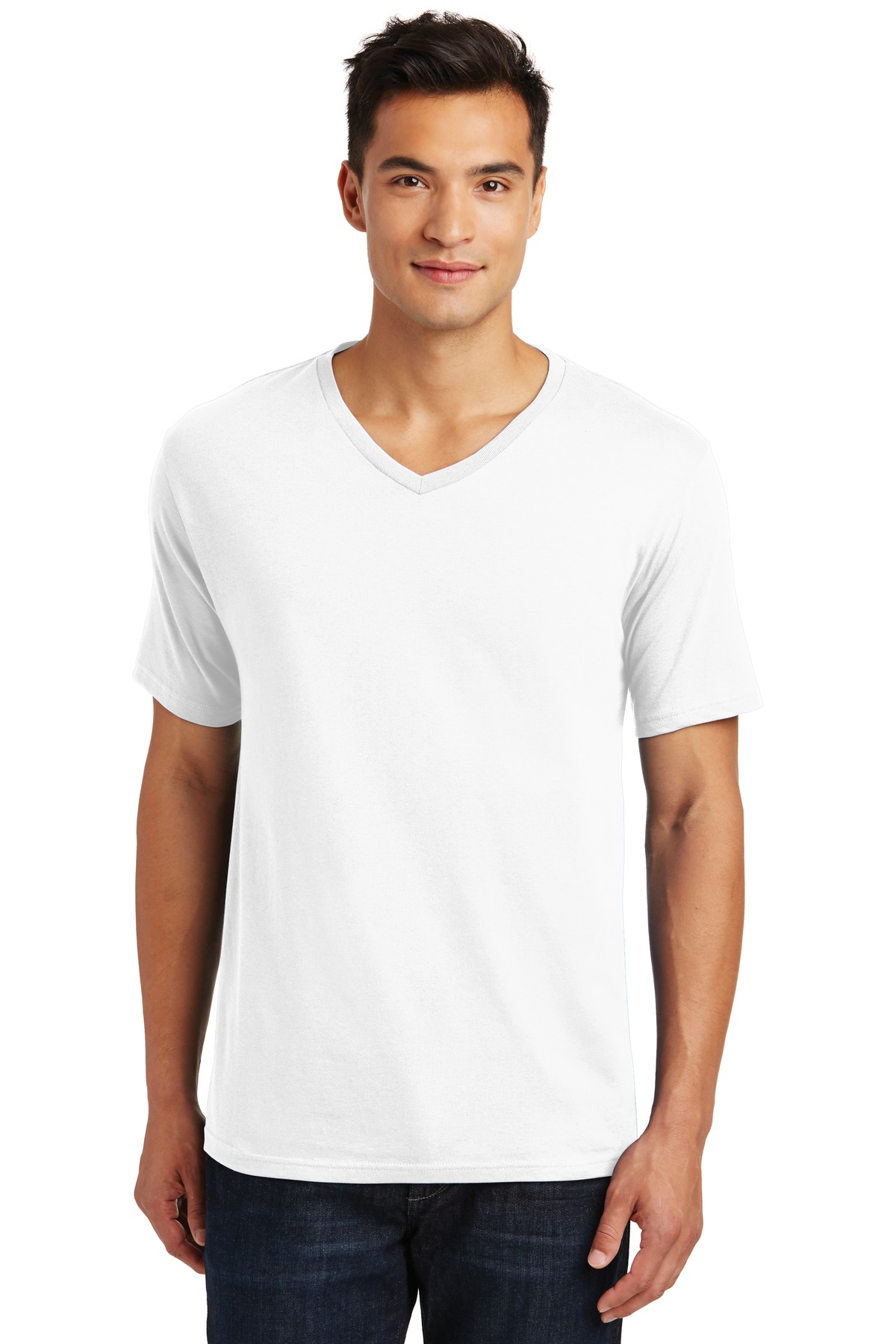 DISCONTINUED  District Made ®  Mens Perfect Weight ®  V-Neck Tee