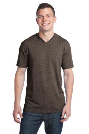 DISCONTINUED  District ®  - Young Mens Tri-Blend V-Neck Tee