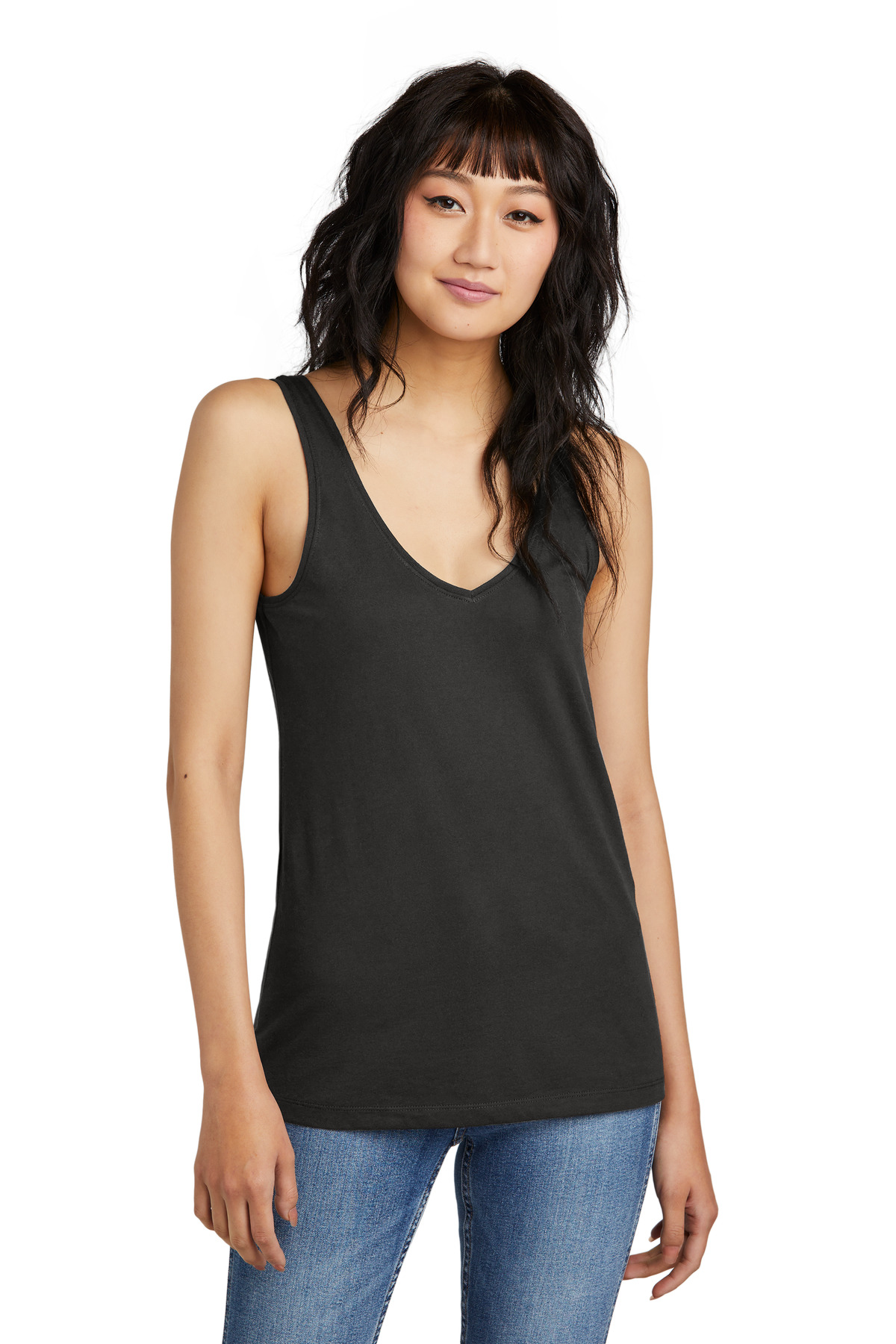 District ®  Women's Perfect Blend ®  CVC V-Neck Tank