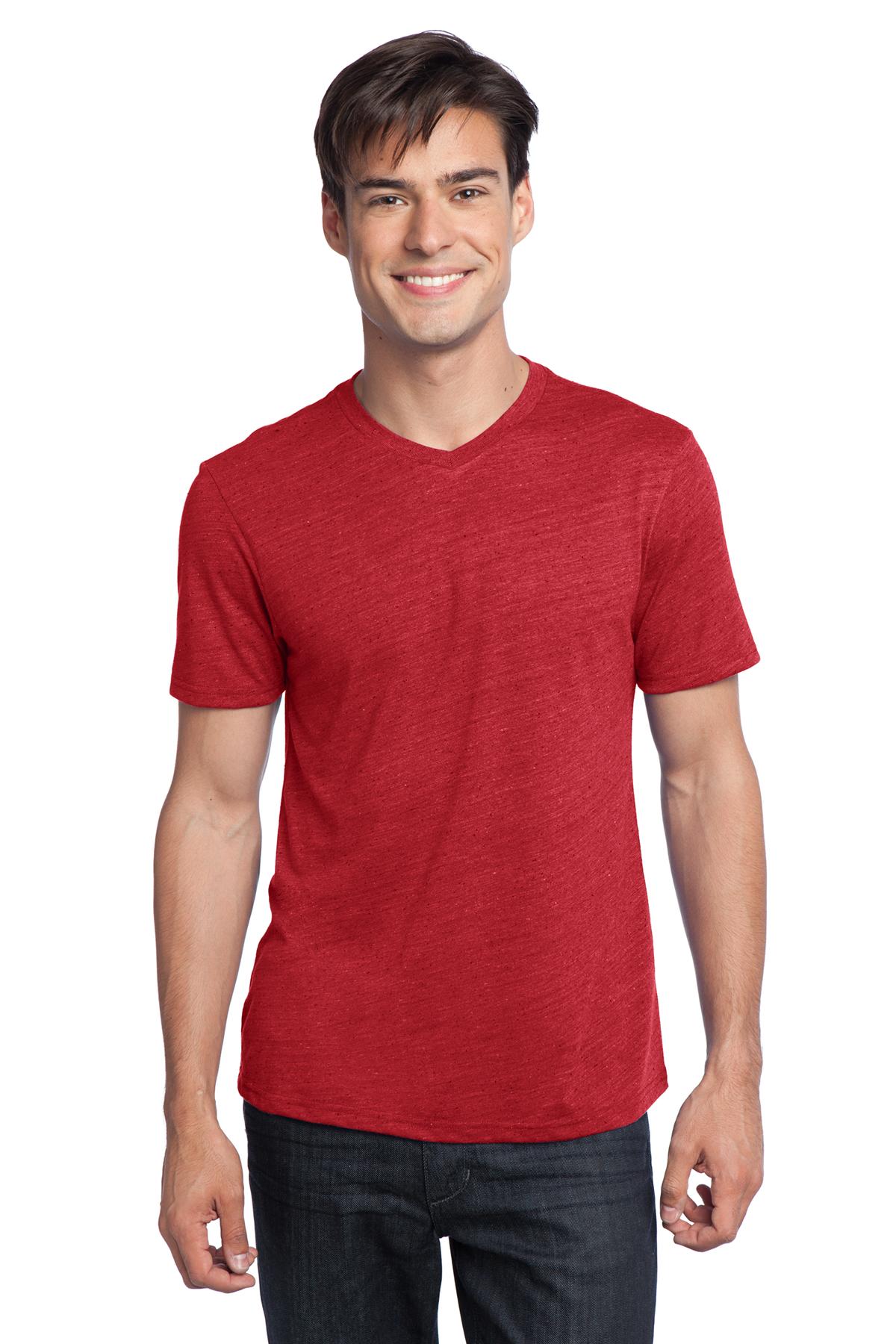 DISCONTINUED  District ®  - Young Mens Textured Notch Crew Tee