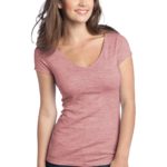 DISCONTINUED  District ®  - Juniors Extreme Heather V-Neck Tee - 