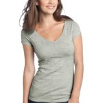 DISCONTINUED  District ®  - Juniors Extreme Heather V-Neck Tee - 