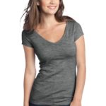 DISCONTINUED  District ®  - Juniors Extreme Heather V-Neck Tee - 