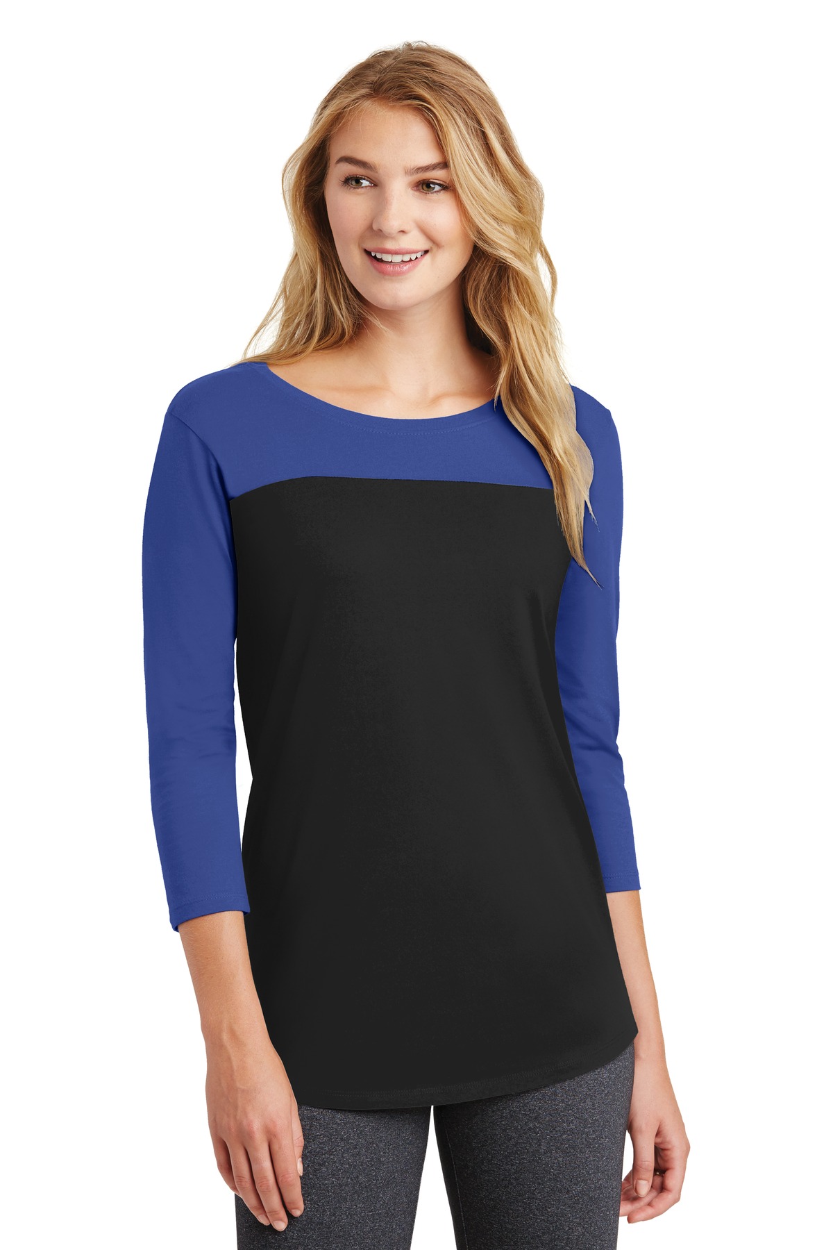 DISCONTINUED  District ®  Women's Rally 3/4-Sleeve Tee