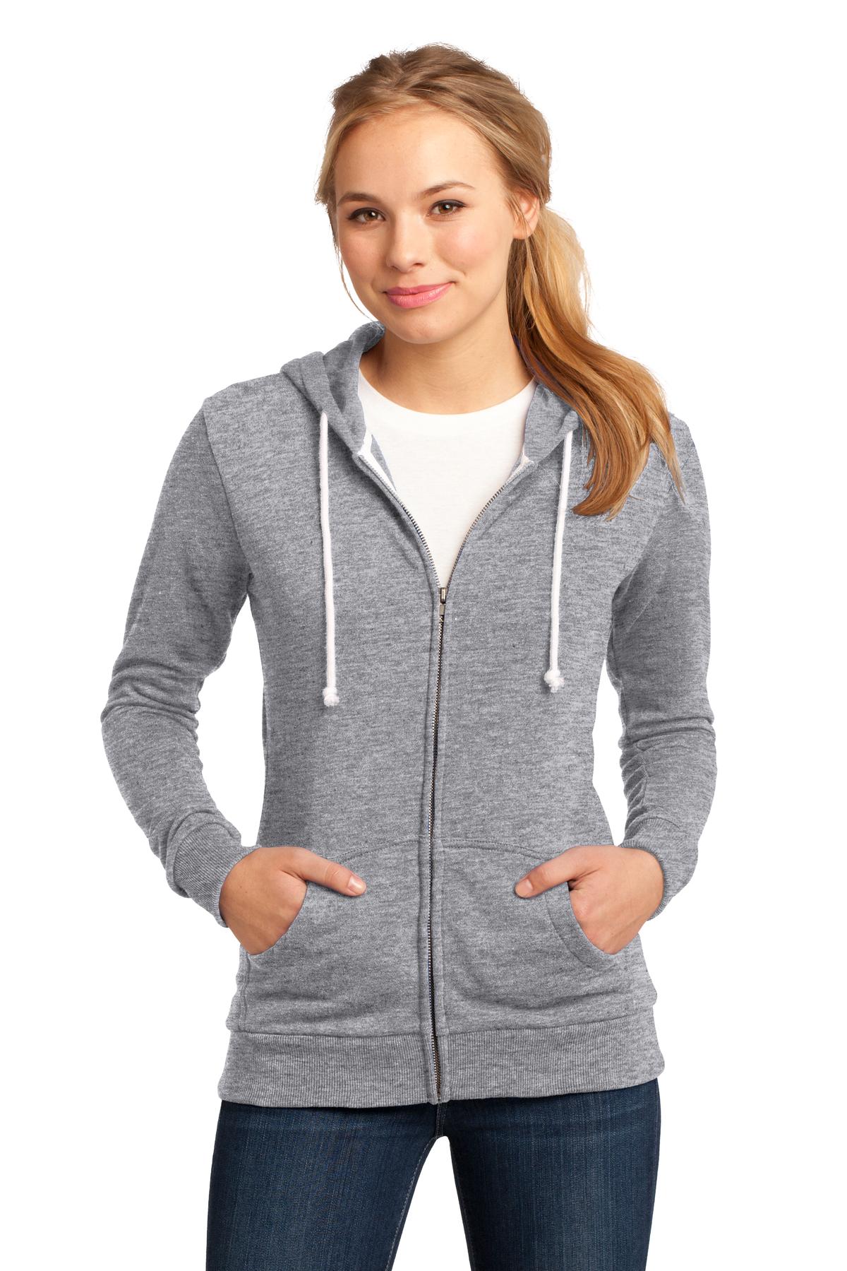 DISCONTINUED  District ®  - Juniors Core Fleece Full-Zip Hoodie
