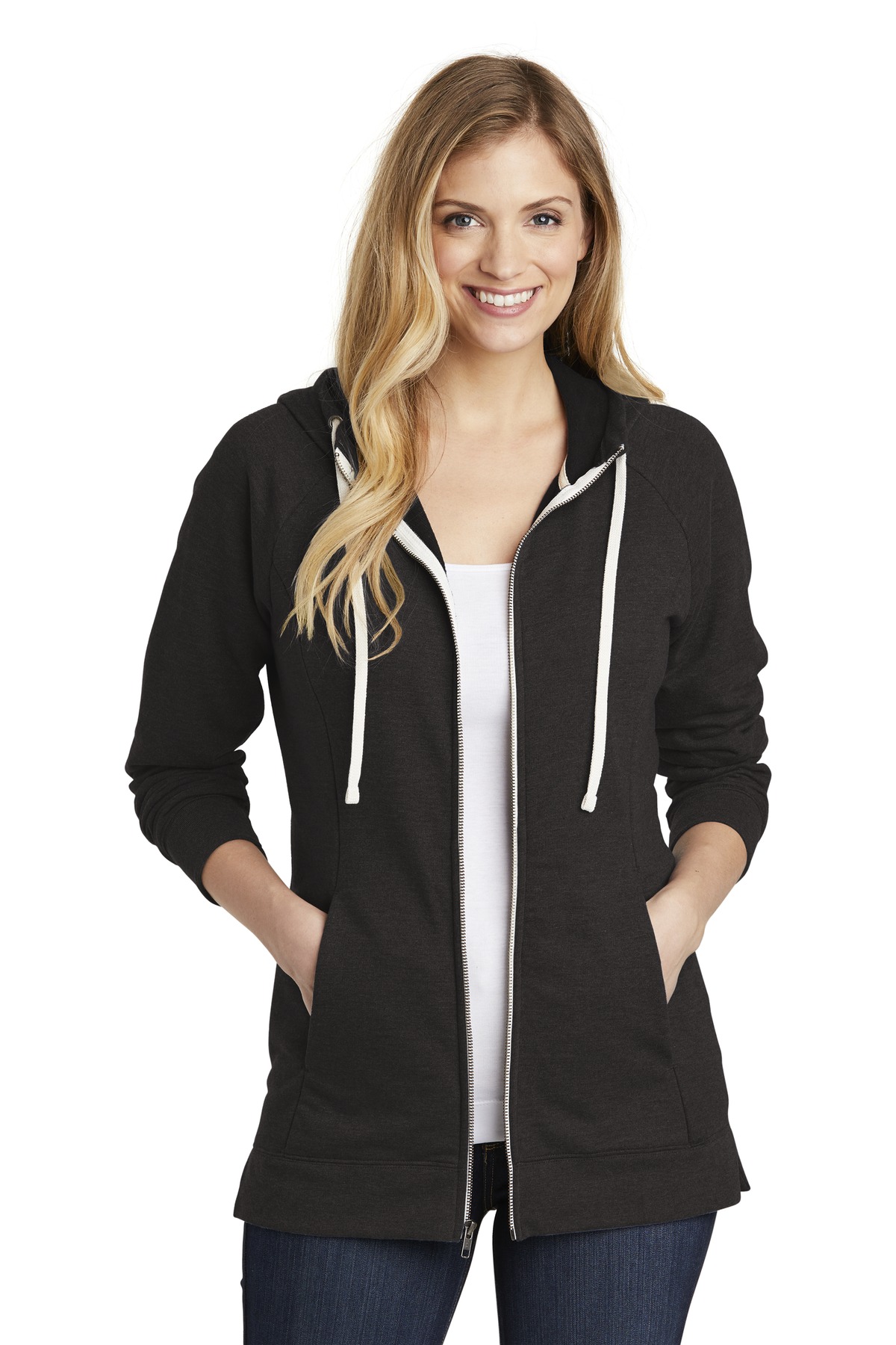 District  ®  Women's Perfect Tri  ®  French Terry Full-Zip Hoodie